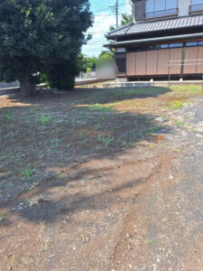 東京都立川市 庭 施工前