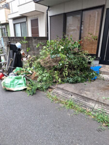 東京都東村山市 草木 作業後